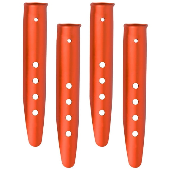Raindrops  4 Pcs Sand Snow Tent Stakes U Shaped Nails U-shaped Ground Travel