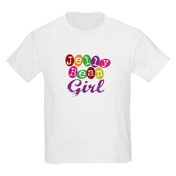 CafePress - Jelly Bean Girl Kids Light T Shirt - Light T-Shirt Kids XS-XL