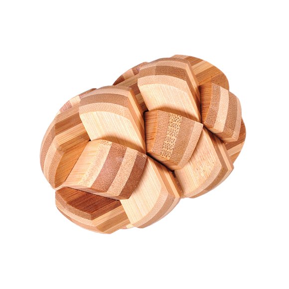 KAKOWELY Wood 3D Puzzle Egg for Kids Playing with Smooth Synthetic Material Multicolor Relieves Stress Develops Intelligence,4.13"X2.48"X2.48"