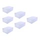 thumbnail image 2 of 6x Zapatos apilables transparentes Contenedor Estuche organizador Zapatos Soporte Zapateros Caja de almacenamiento de zapatos ensamblada para entrada Macarena Estuche para cajones de zapatos, 2 of 8