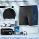 thumbnail image 2 of Traje de baño conservador de cintura alta nuevo y directo de fábrica para hombres, cómodos pantalones de baño de esquina plana para adultos, 2 of 4