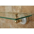 thumbnail image 3 of Kingston Brass BA1119PB Glass Shelf in Polished Brass, 3 of 5