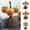 Yellow, variant on Pumpkin Snack Bowls on Broomstick Stand - Halloween Party Serving Tray with Removable Bowls for Candy, Chips & Treats - Festive Table Decor & Party Favor Supplies