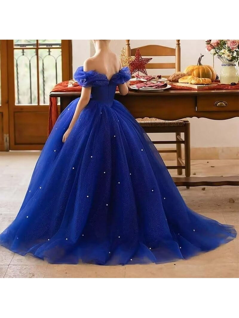 Drtj 2-14t Kids Teens Flower Girl Dress Off Shoulder Pageant Sparkling Formal Dress Birthday Party Ball Gowns, Girl's, Size: 11T, Yellow