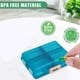 thumbnail image 4 of Organizador de vitaminas de viaje con 8 compartimentos | Pastillero portátil de gran capacidad | Estuche de plástico pequeño y ligero | Almacenamiento hermético en seco | Contenedor de medicamentos, 4 of 7