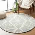 thumbnail image 2 of SAFAVIEH Wyndham Dzvonko Southwestern Wool Runner Rug, Grey/Ivory, 2'3" x 7', 2 of 10