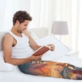 thumbnail image 5 of Honiee Starry Sky Cute Horse for men - a sleek fusion of Straight Pajama Pants, versatile Lounge Pants, and cozy Sleepwear, all rolled into one-XX-Large, 5 of 6
