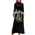 thumbnail image 2 of Camiseta Mis tres hijosVestido largo Mis tres hijosVestidos elegantes tallas grandes ropa de mujer Vestidos elegantes de noche para mujer 2024, 2 of 5