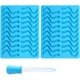 thumbnail image 3 of 2 Pieces Gummy Worm Molds with 2 Dropper Silicone Molds for Gummy, Candy Jelly, Chocolate, Cake, 3 of 5