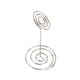 thumbnail image 5 of Paquete de 12 soportes con clip para tarjetas de presentación y notas, soportes para números de mesa en forma de círculo plateado, 5 of 8