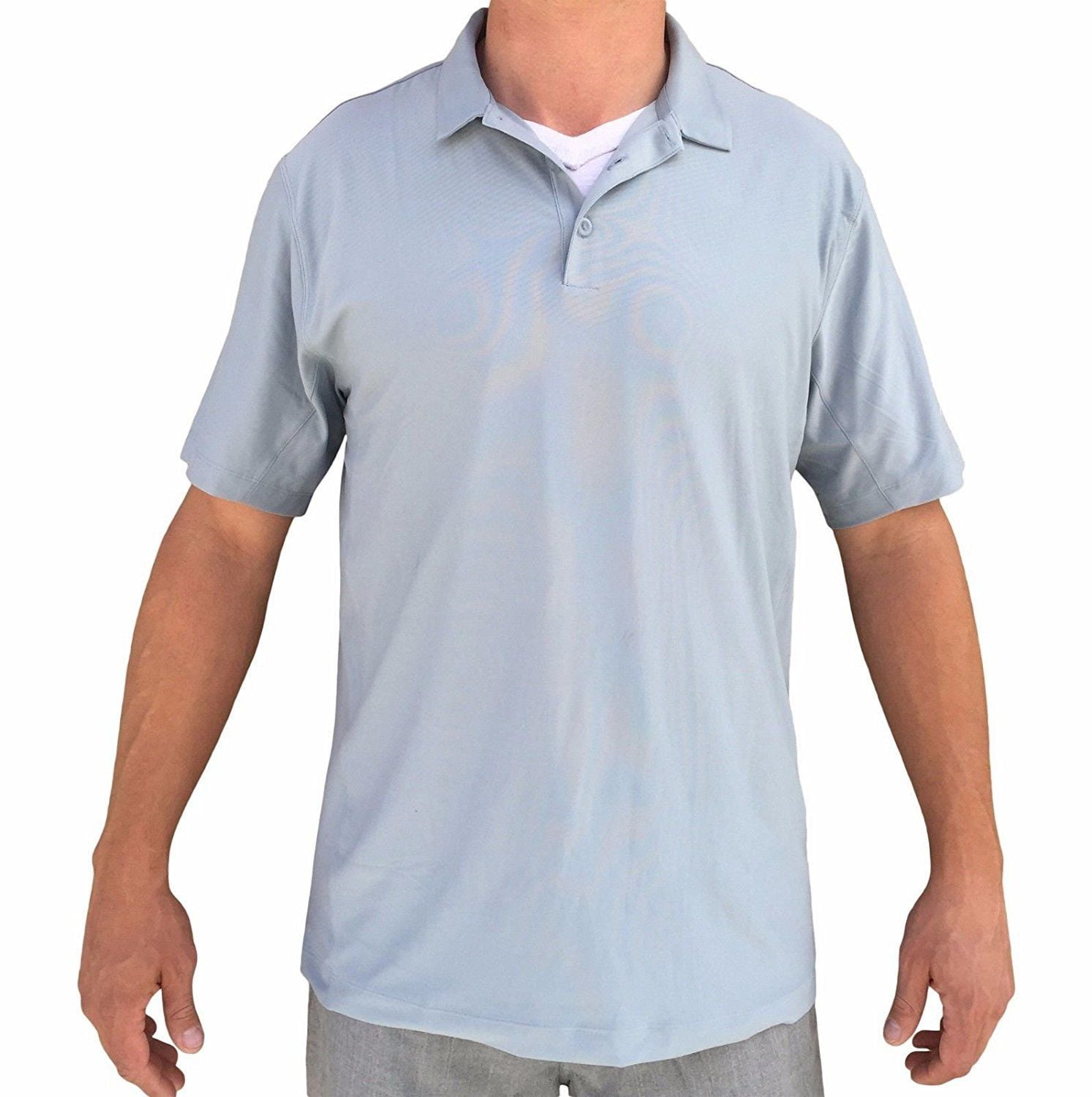 Nike Men's Dri Fit Gray Collared Golf Shirt 802096 088 size SMALL new