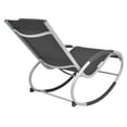 thumbnail image 3 of 47781 vidaXL Chaise Berçante d'Extérieur Noire en Textilène, 3 of 5