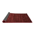 thumbnail image 2 of Ahgly Company Indoor Square Abstract Red Contemporary Area Rugs, 5' Square, 2 of 4