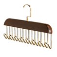 thumbnail image 2 of sunsanly Garment Hanger 8 Hook Coat Hanger Vest Holder Solid Wood Underwear Clothes Hanger Space Saving Multipurpose Hanger for Wardrobe Cabinet Organization, 2 of 8