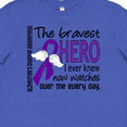 thumbnail image 4 of Inktastic Alzheimer's Disease Bravest Hero I Ever Knew 1 Youth T-Shirt, 4 of 5