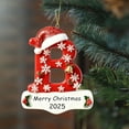 thumbnail image 4 of Personalized Initial Christmas Ornaments 2025 - Custom Ornaments with Name, Personalized A-Z Letter Ornament, 3D Resin Name Ornament for Christmas Tree, Xmas Gifts for Family Kids Friends, 4 of 9