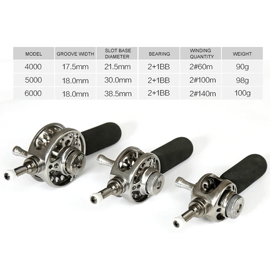 Full Metal Superhard Carp Fishing Tackle Hollow Rod Reel BLG4000 5000 6000 Pole Tool Saltwater Handle Reels Spinning Wheels T4