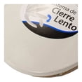 thumbnail image 4 of Tapa de WC Mainstays Plástica Corta Ovalada Blanca, 4 of 4