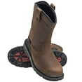 thumbnail image 2 of Avenger Work Boot Mens Hammer Waterproof Wellington Pull On Brown 7676, 2 of 7