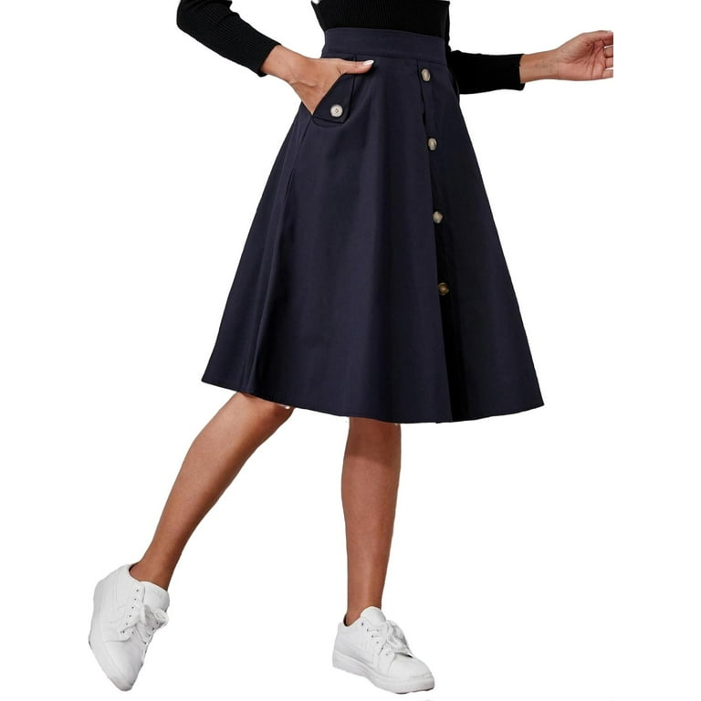 Formal knee top length skirt