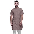 thumbnail image 1 of Atasi Kurta Imprimée pour Hommes Col Mandarin Coton Cambric Chemise Kurta Décontractée, 1 of 1
