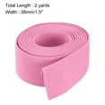 thumbnail image 2 of Uxcell Twill Elastic Band Double-Side Flat Elastic Ribbon Cords for Sewing Waistband Pink 2 Yard, 2 of 6
