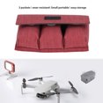 thumbnail image 3 of Drone Battery Bag, Battery Safe Bag Case, Batteries  Storage Case with Hook and , for  2, for Mini 4 Pro, for Mini 3, for Avata Series Drone Batteries, 3 of 8