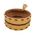 thumbnail image 2 of Cama para gatos, cueva, casa para gatos, baño en forma de barril, nido doméstico, cama semicerrada para gatos. 47 cm x 47 cm x 21 cm, 2 of 8