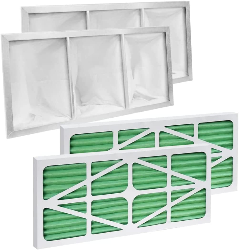 POWERTEC 75073 4PC Set Inner & Outer Filters for POWERTEC AF1044