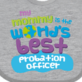 thumbnail image 4 of Inktastic Probation Officer Gifts for Kids Boys or Girls Baby Bib, 4 of 4