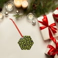 thumbnail image 6 of Naloa Cute Cartoon Dinosaurs Green Silhouette Pattern Acrylic Santa Tree Decorations Christmas Hanging Pendant for Christmas Winter New Year Party Hanging Decorations-Hexagon, 6 of 7