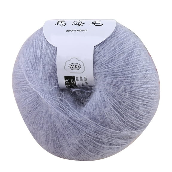 Soft Mohair Cashmere Knitting Wool Yarn DIY Shawl Scarf Crochet Thread Supplies