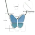 thumbnail image 2 of Butterfly Urn Necklace for Ashes Stainless Butterfly Pendant Cremation Keepsake Necklace for Women Jewelry Gift, 2 of 7