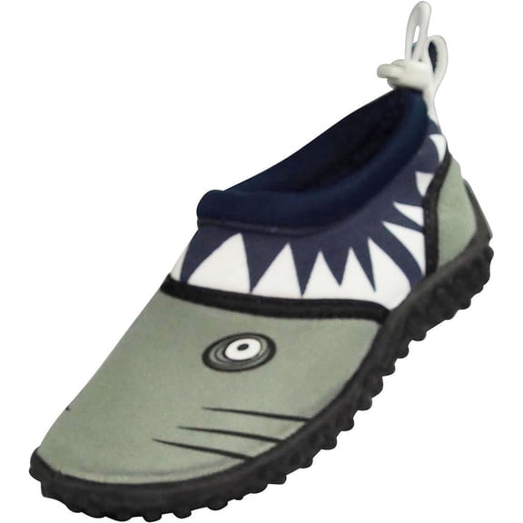 Norty Toddler Boy's Girl's Quick Dry Shark Aqua Shoe Slip-On Water Shoes
