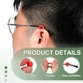 thumbnail image 3 of Uxcell Glasses Ear Grip, Silicone Ear Grippers Eyeglasses Holder Anti-Slip Grip Hooks Pink, 3 of 7