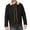 #Black, variant on DPTALR Men's Fashion Vintage Warm Solid Color Long Sleeve Jacket with Zipper & Pocket,Khaki,Big and Tall Men XXL