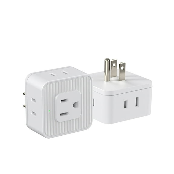 US 5 IN 1 Plug Outlet Extender Multi Plug Outlet Extender with 5 Wall Outlets for Cruise Ship Home Office Travel Dorm Room