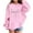 Pink, variant on Yuncity Cute Hoodies for Teen Girls Casual Long Sleeve Oversized Pocket Sweatshirt Tops Black 3-4 Years
