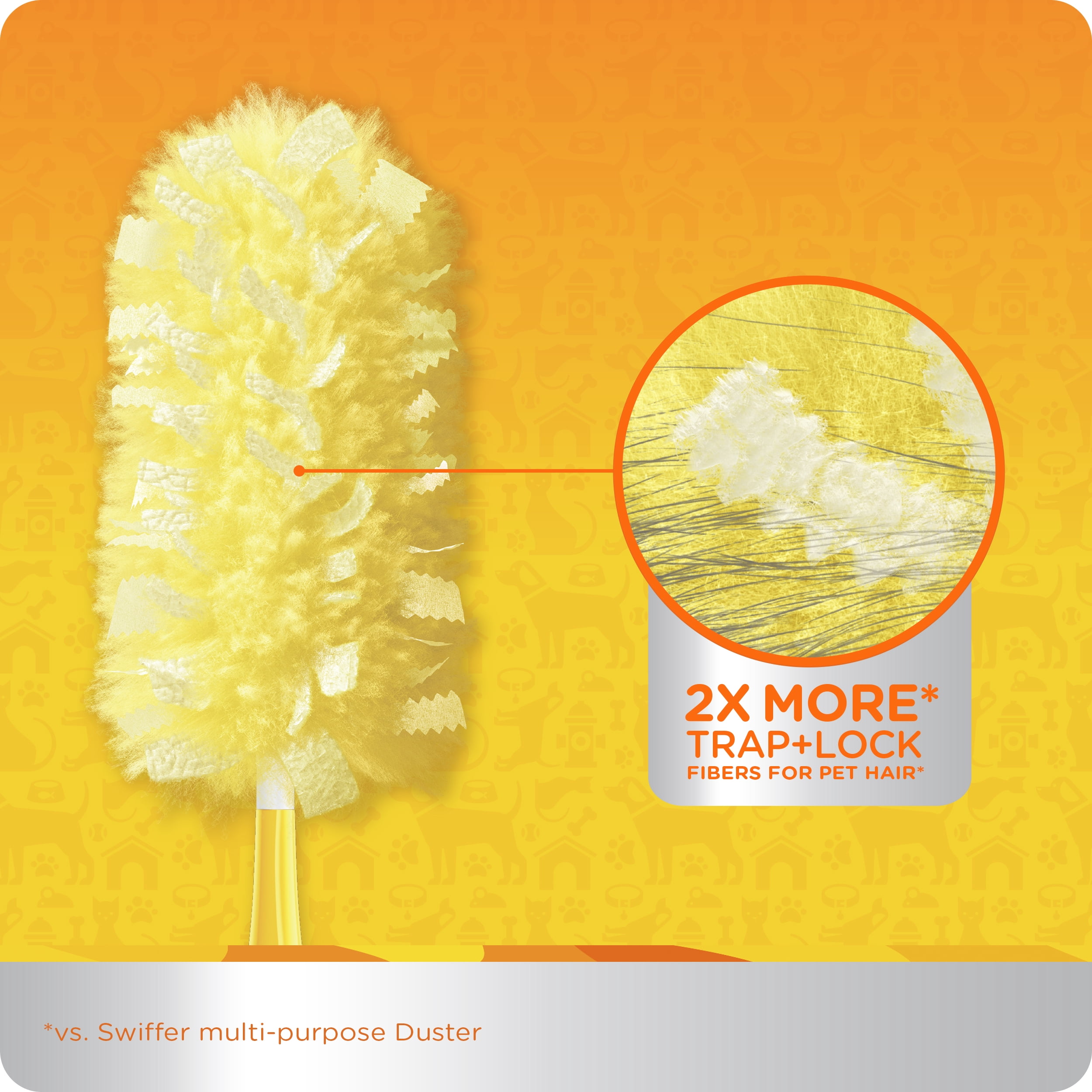 Swiffer 360 Dusters, Pet Heavy Duty Refills with Febreze Odor Defense, 3 count