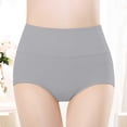 thumbnail image 2 of Midwennn High Waisted Plus Size Solid Color Briefs Vs Panties for Women, 2 of 6