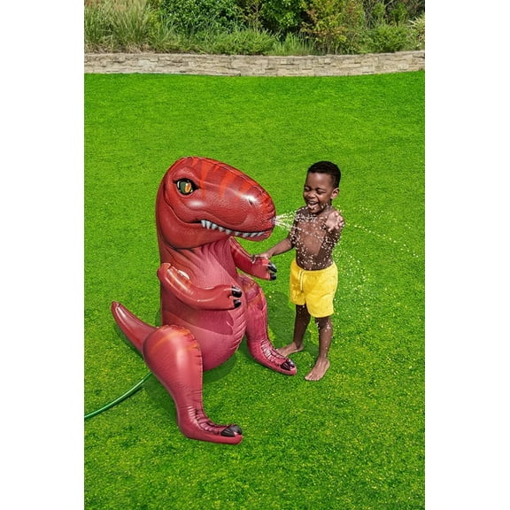 4 Ft H2OGO! Dinomite T-Rex Inflatable Dinosaur Sprinkler Water Toy