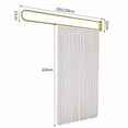 thumbnail image 2 of Clothing Store Fitting Room, Room Divider Privacy Cubicle Curtain, Metal Curtain Rod,Wall Mount Room Dividers for Beauty Salon Bedroom, 2 of 8