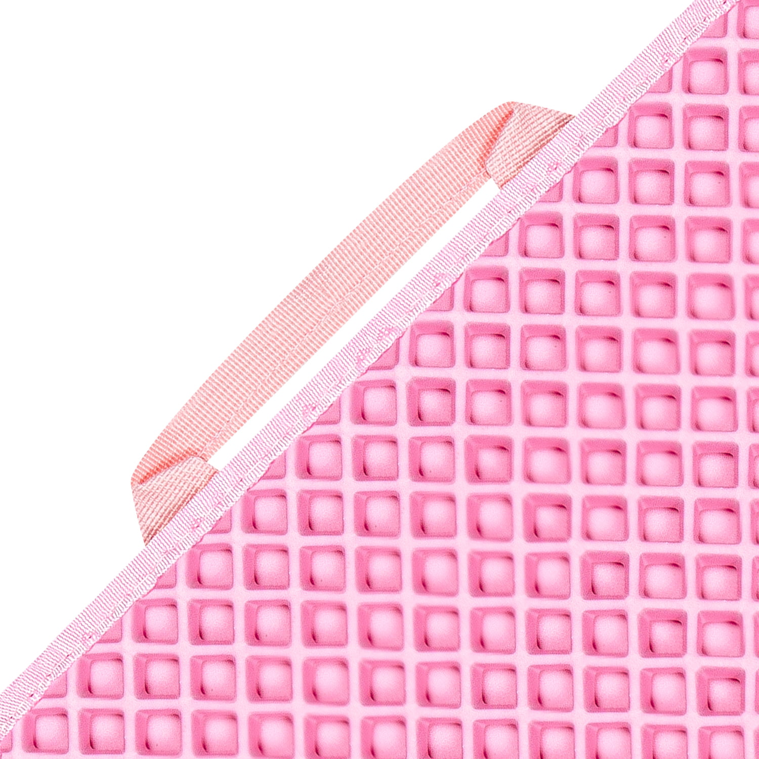Pefilos Double Layer Anti Tracking Waterproof Cat Litter Trapping Mat Pink