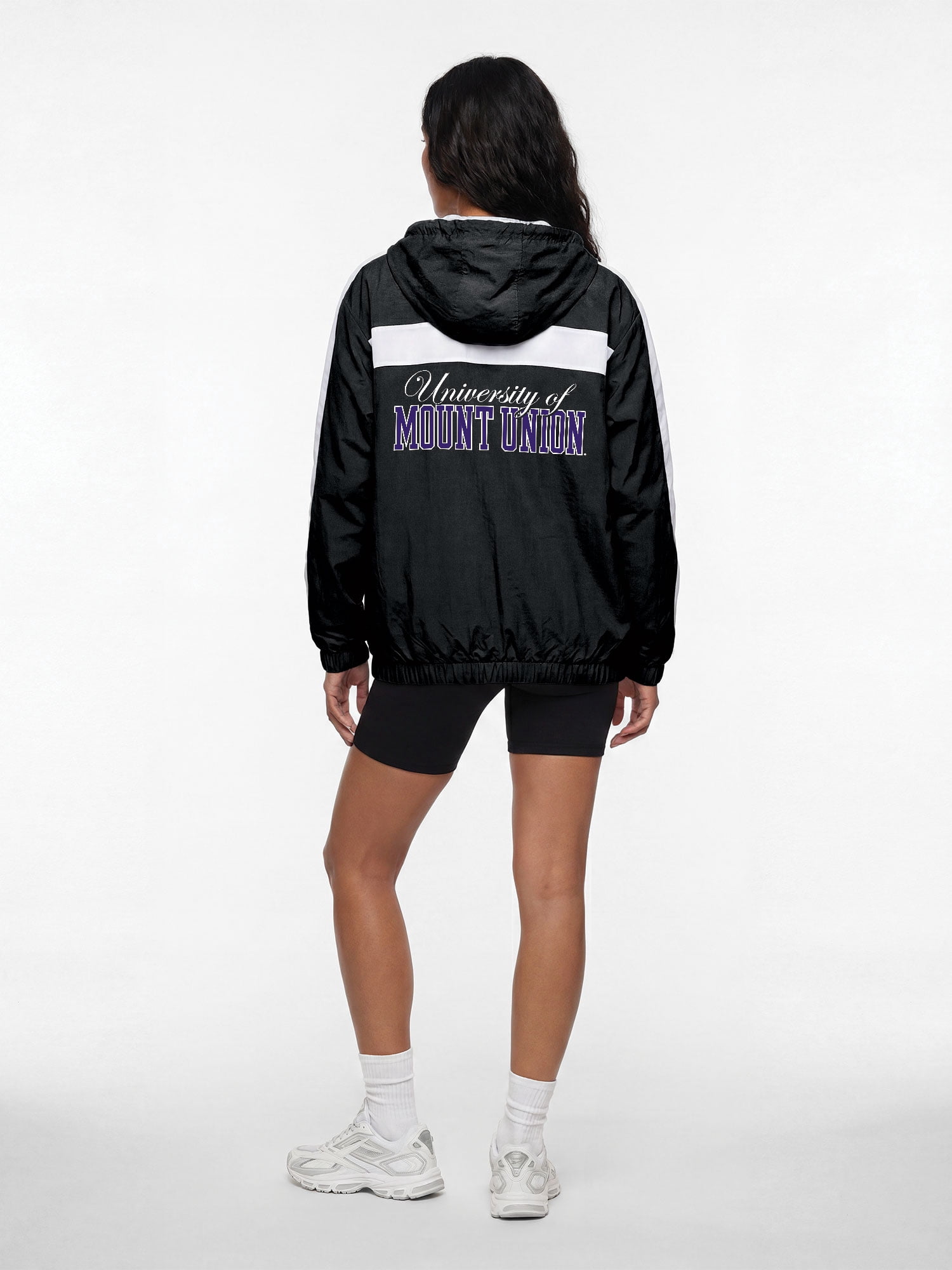 Mount Union Purple Raiders Reebok Womens Colorblocked Full Zip Jacket