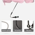 thumbnail image 4 of DAMAI 32in Portable Wheelchair Windproof Rainproof Umbrella, 6 Bones Clamp Umbrella With Adjustable Universal Clamp for Sun Protection(Blue), 4 of 9