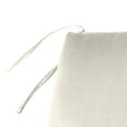 thumbnail image 5 of Jordan Manufacturing 48" x 19.5" Sand Solid Rectangular Outdoor Settee Swing Bench Cushion with Ties, 5 of 10