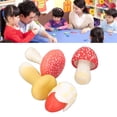 thumbnail image 1 of Figuras De Hongos Simuladas, Decoración Estática, 4 Piezas De Educación Temprana, Figura De Hongo En Miniatura De Apariencia Real Para Estantería Para Niños, 1 of 7