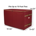 thumbnail image 2 of Covermates Keepsakes Christmas Tree Structured Rolling Storage Bag - Superior Protection, Reinforced Handles - Holiday Storage, Red, 2 of 9