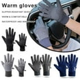 thumbnail image 5 of Winter Outdoor Sports Running Glove Warm Touch Screen Fitness Full Finger Gloves For Men, 5 of 10