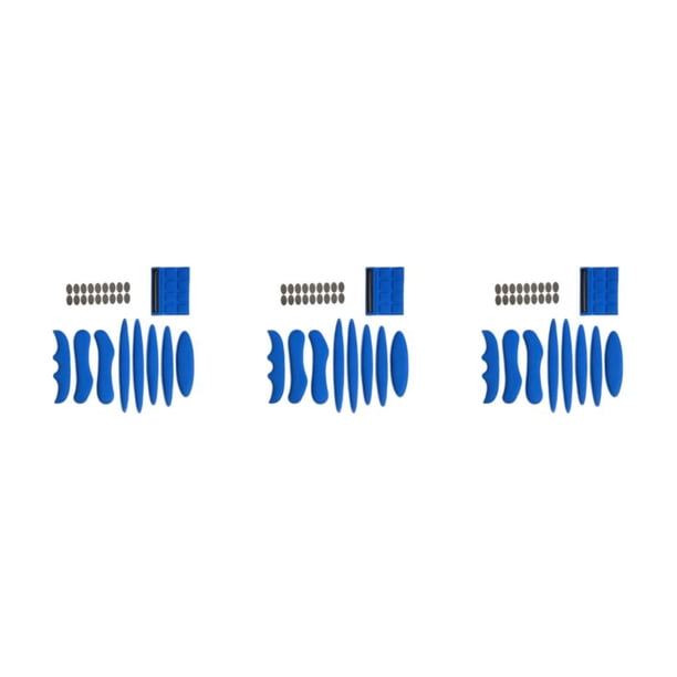 Almohadilla transpirable para casco de motocicleta accesorios duraderos para casco azul Soidarity